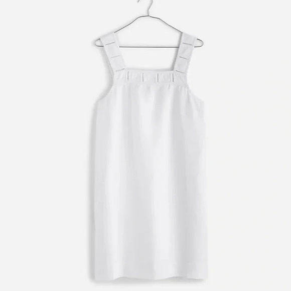 Madewell Embroidered Tank Mini Dress in Linen Size 12 - Picture 5 of 5